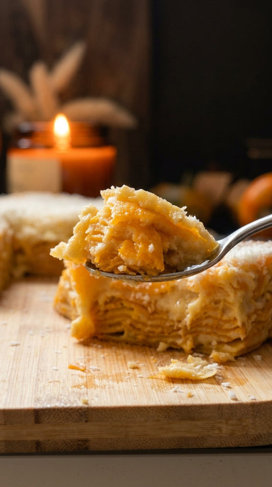 Pastel de calabaza y yogur griego